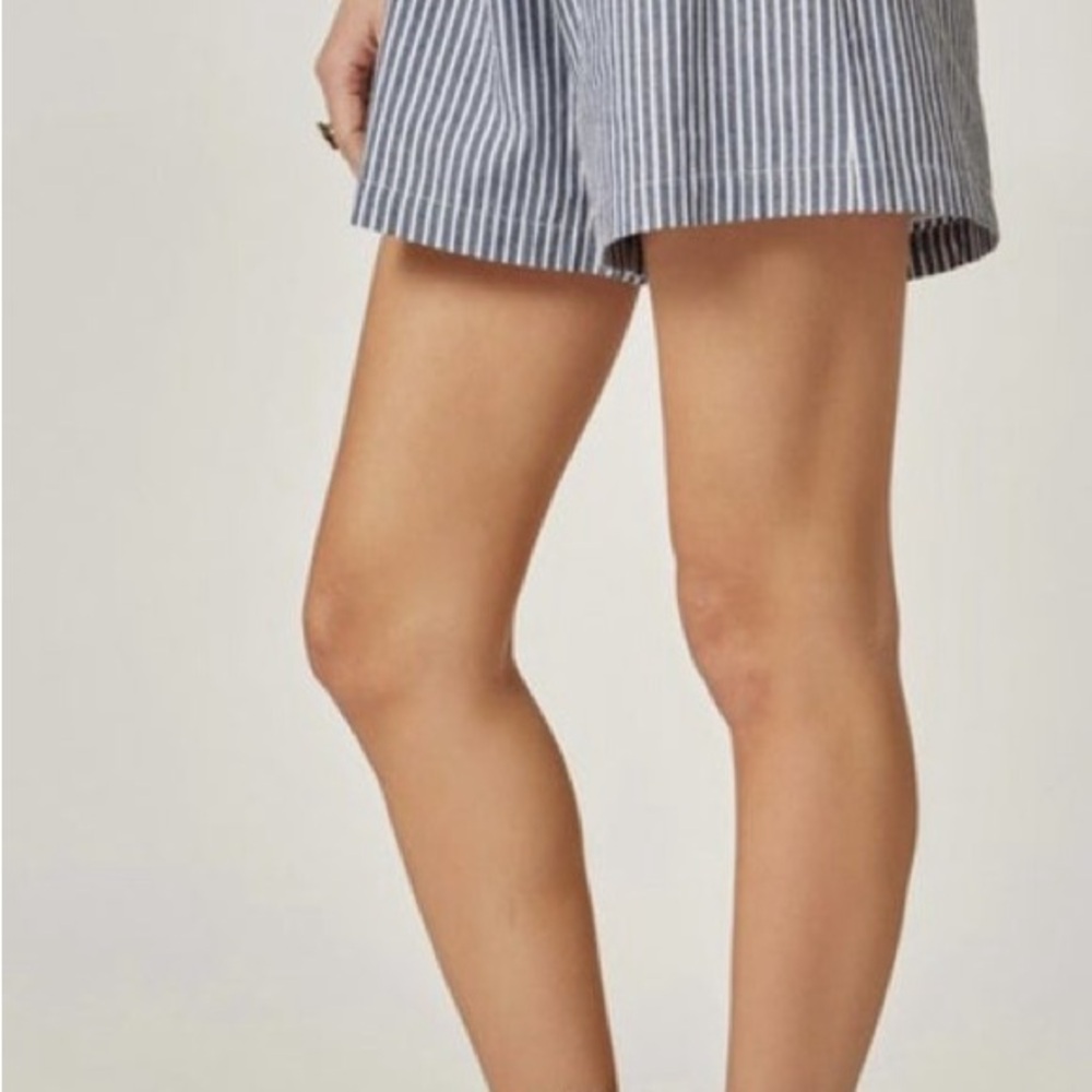 Striped Blue Women's Shorts